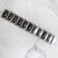 Nielloware Bracelet with Engraving